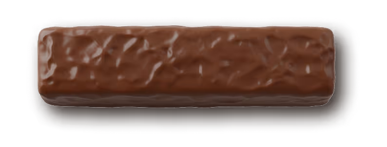 Herkömmlicher Schokoriegel