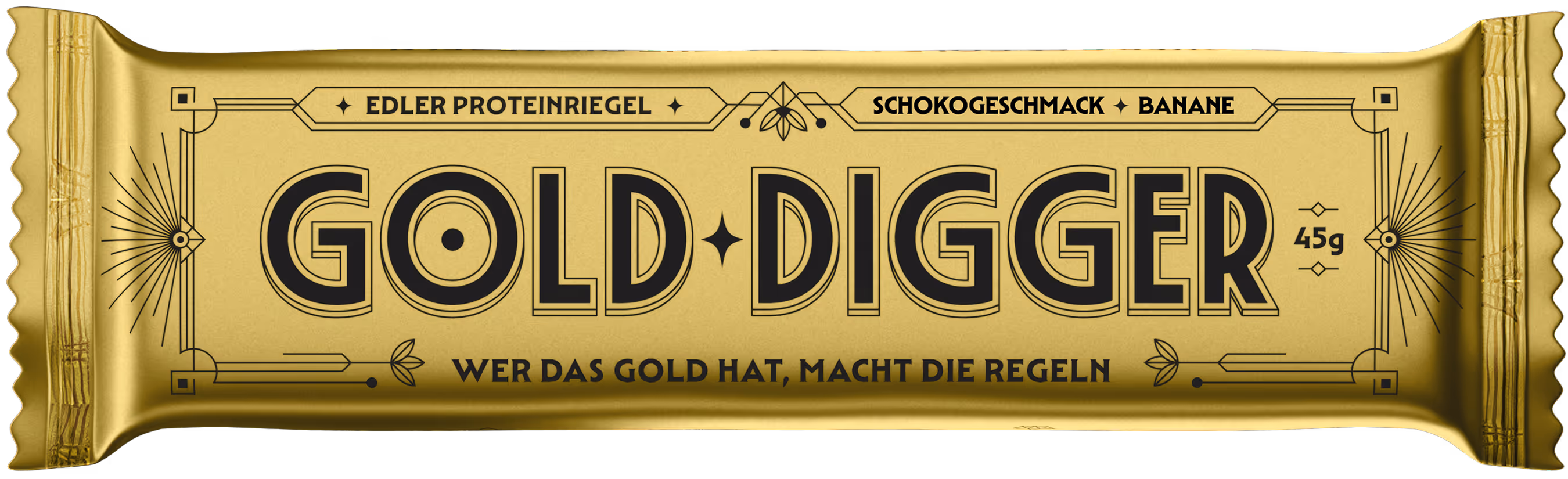 Gold Digger Protein Riegel mit Schokolade und Bananengeschmack